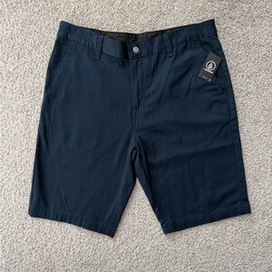 Volcom Vmonty Stretch 22 Shorts Navy Men’s Size 34 New With Tags